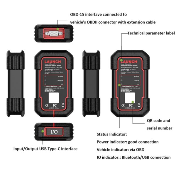 X-431 Pro SE - Outil de diagnostic multimarques VL │ Launch – Image 3