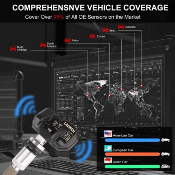 LTR-03 – Capteurs TPMS – Valve en métal │ Launch – Image 5