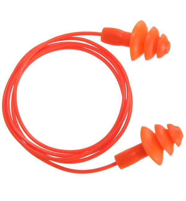 Bouchon d'oreille anti bruit réutilisable avec cordon