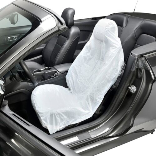 Housses de siège auto blanc – Plastique Jetable