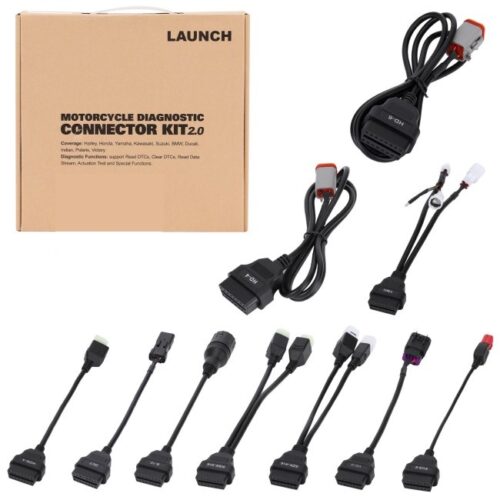 Pack des adaptateurs de diagnostique pour motos │ Launch